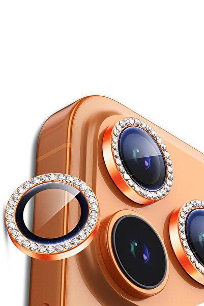 Phonextra iPhone 17 Pro Max Stoned Diamond Camera Lens Protector with Alignme...