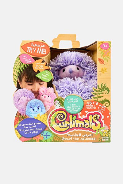 Curlimals Higgle The Hedgehog Interactive Soft Toy