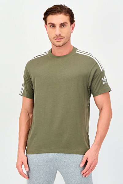 adidas Men Sportswear Fit Short Sleeve Training T-Shirt, Olive