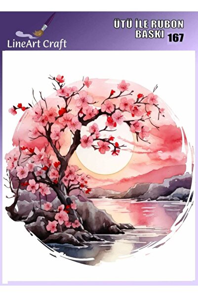 LİNEART Ütü ile Rubon Baskı Transfer No:RB167-30x30cm