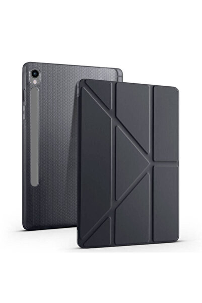 kılıffuarı Samsung Galaxy Tab S11 Compatible Case Tri-Folding Silicone Cover ...