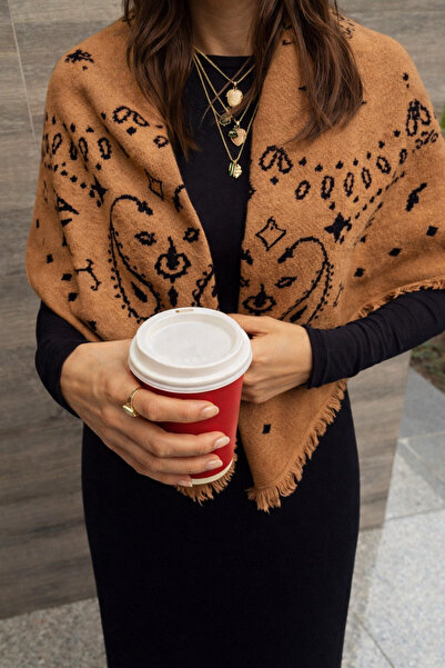 Venus Design Etnik Desenli Şal