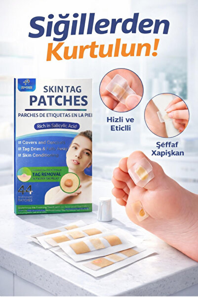 ESENLİWE Siğil Bandı Şeffaf Patch | El Ayak Siğil Giderici | 44 Adet