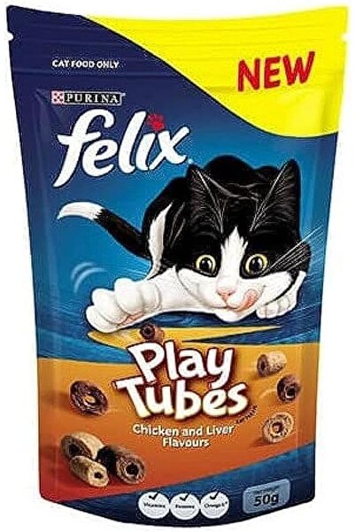 Purina One Felix Play Tubes Tuna and Crab Flavor
