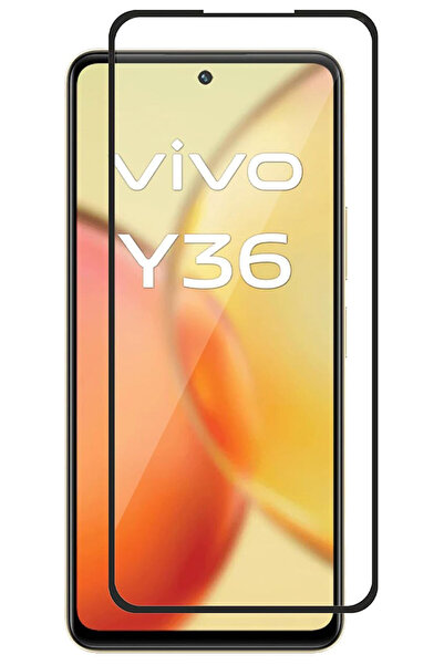 CEPSTOK واقي شاشة زجاجي غير قابل للكسر من Vivo Y36 بتغطية كاملة 5D وصلابة 9H