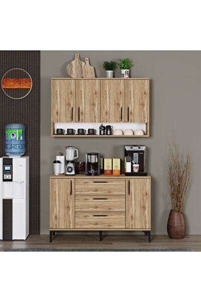 Kalender Dekor Nilay-Ece Çekmeceli Dolap Çok Amaçlı Dolap Mutfak Dolabı Kiler...