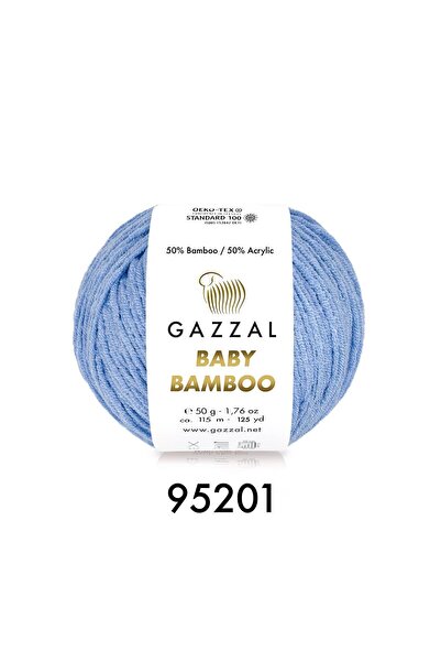 Gazzal Baby Bamboo 3’lü Avantajlı Paket %50 Bambu %50 Pamuk – 50 g 115 m Bebe...