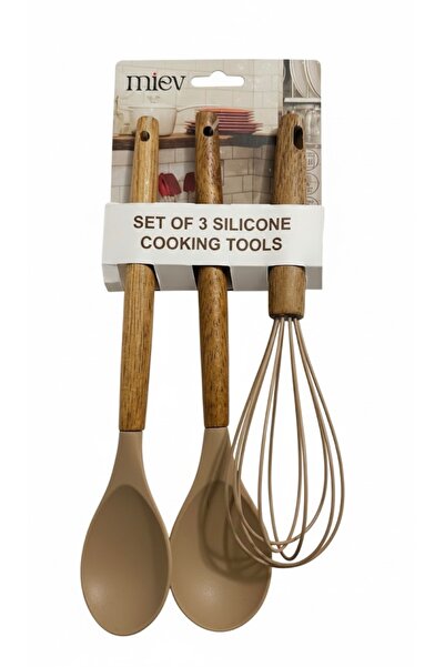 MUQA COLLECTION 3’Lü Silikon Pişirme Seti