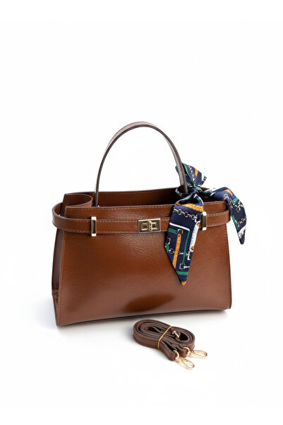 AVİVACOLLECTİON Mira Foulard Detailed Lockable Women's Hand and Shoulder Bag ...