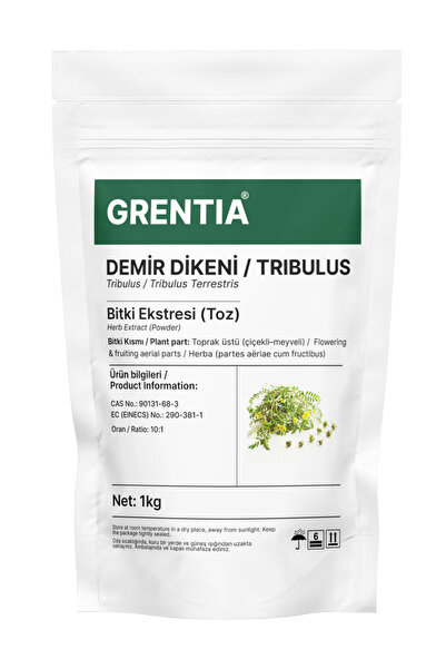 Grentia DEMİR DİKENİ / TRIBULUS Toz Ekstresi / Toz Ekstraktı 1 kg- Tribulus t...