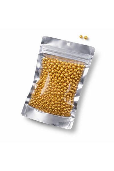 Kidzia Dekoratif Boncuk Şeker No:07 Altın Mix 40g Doypack