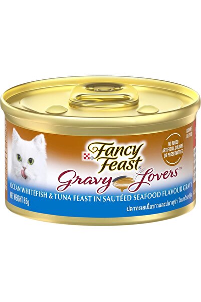 Fancy Feast طعام رطب للقطط بنكهة اللحم من بورينا فانسي فيست، 85 غرام
