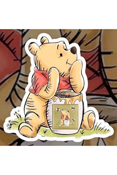 The Candle Atelier İsme Özel Winnie The Pooh Figür Kartlı ve Etiketli Madlen ...