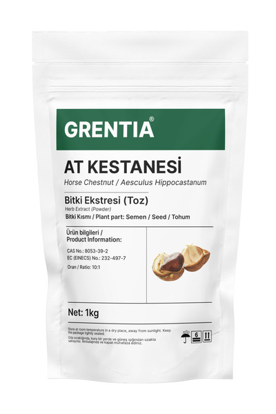 Grentia AT KESTANESİ Toz Ekstresi / Toz Ekstraktı 1 kg - Aesculus hippocastanum