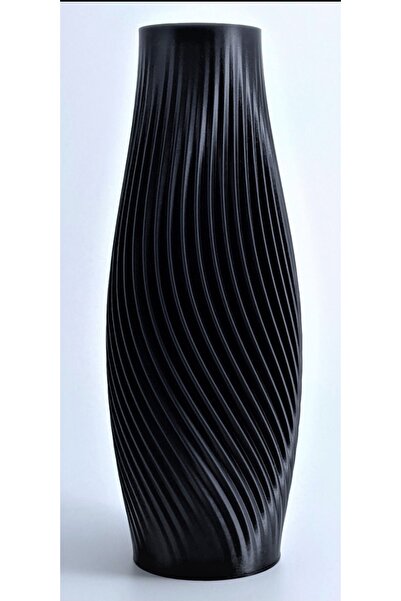 HANART Modern dekoratif vazo siyah 22 cm