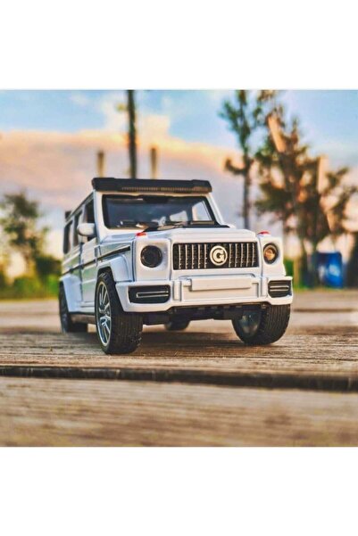 aksooytoys Mercedes-Benz G63 AMG 10 Cm Beyaz Metal Araba