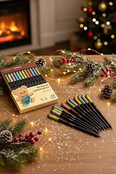 Miniso Butterbear Serisi 12 Renkli Boya Kalemi