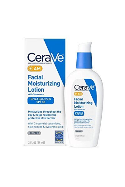 CeraVe AM Facial Moisturizing Lotion SPF 30 3 Ounce