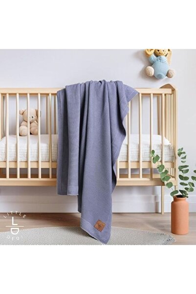 Next Baby Little Dedi 100% Liyosol Blue Silky Knitted Baby Blanket Oeko-Tex C...