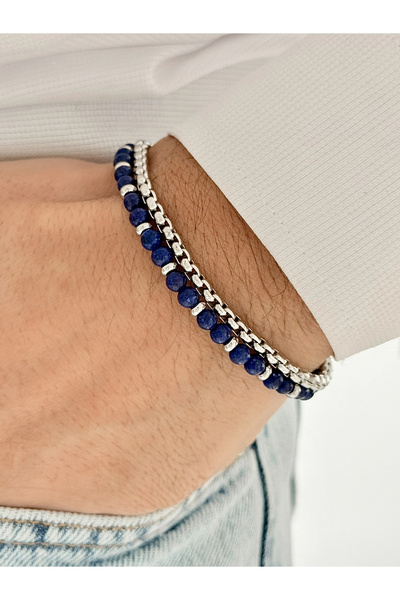 FERRO Silver and Black Steel Men's Bracelet Frj10113A-L 2 Years Warranty Tarn...