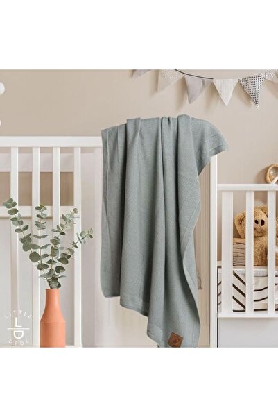 Next Baby Little Dedi 100% Liyosol Green Silky Knitted Baby Blanket Oeko-Tex ...