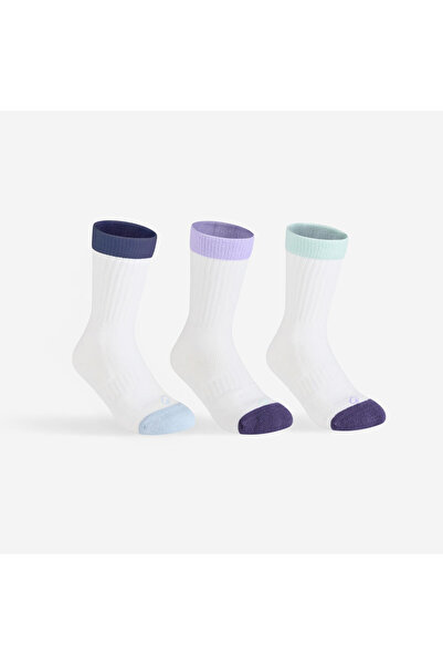 Decathlon Spor Çorabı - Uzun - Kalın - 3 Çift - Mavi - RS 500