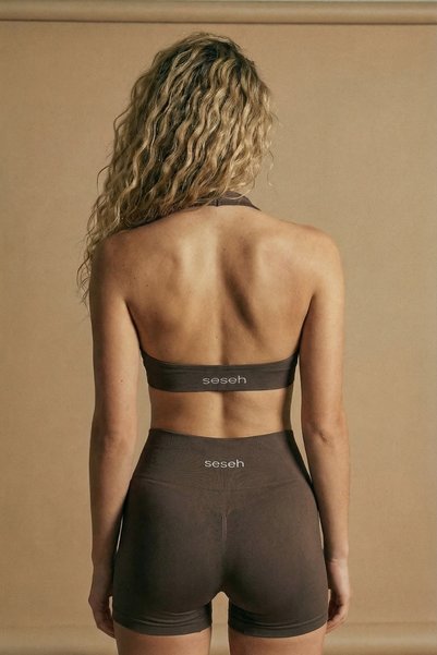 SESEH Brown Shaping / Sculpting Sports Bra - Stitch-Free Seamless Cup Bra |   Luna