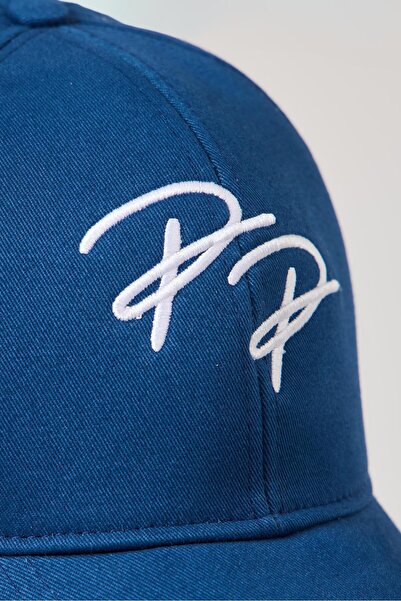 PİERO PERLA Unisex Standart Fit Saks Cap Şapka