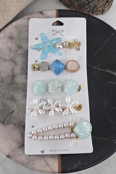 By Zeyna Aksesuar Colorful Mixed Model Set Buckle