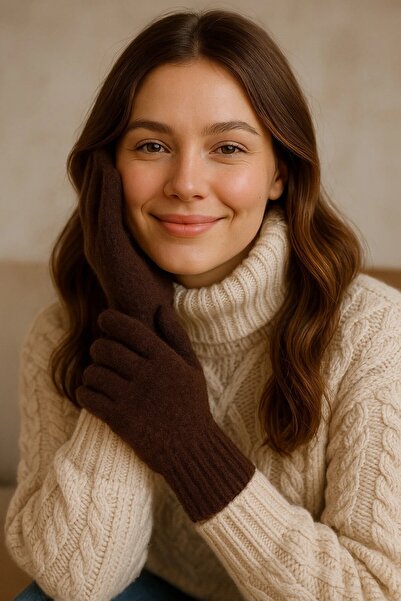 awix Plush Soft Long Finger Women Gloves