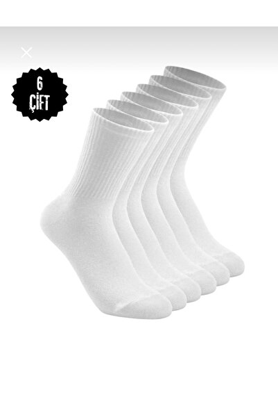 SESON BUTİK 6 lı çift tabanlı havlu Çorap