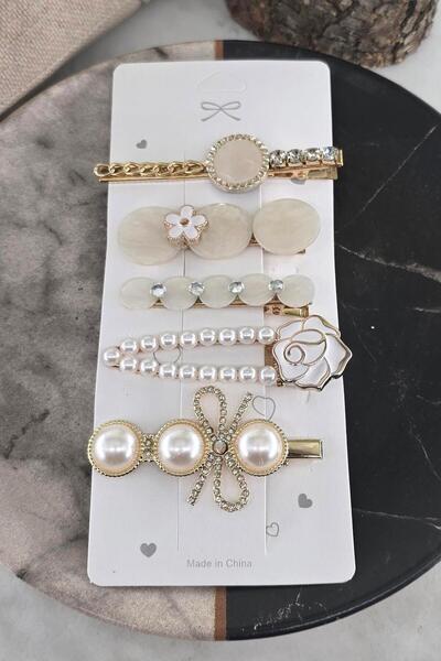 By Zeyna Aksesuar Colorful Mixed Model Set Buckle