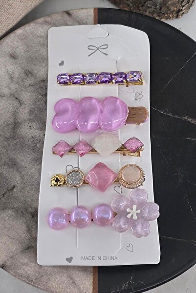 By Zeyna Aksesuar Colorful Mixed Model Set Buckle