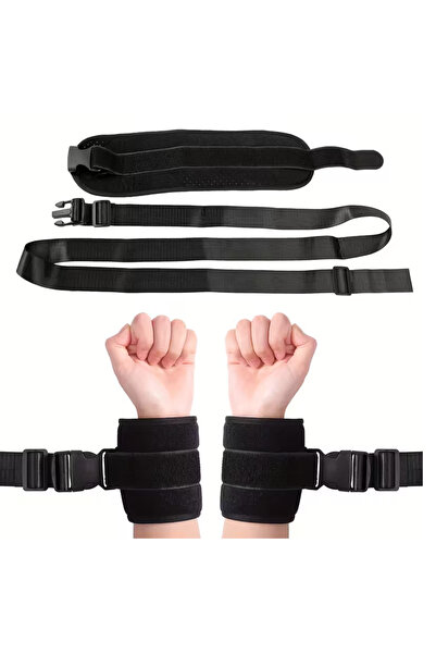 SNOWTEKSS 2 Pcs Medical Binding Band for Dementia Elderly, Ankle and Wrist Re...