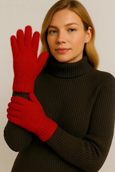 awix Plush Soft Long Finger Women Gloves