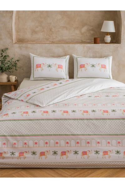 LC Waikiki Mixed Printed Double Duvet Cover Set