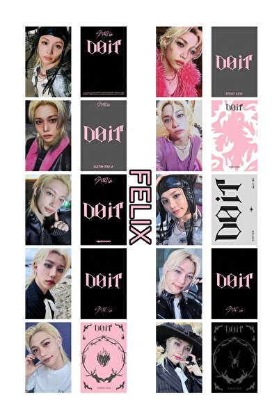 Sntay Stray Kids ' DO IT ALBUM' Bias vers. Fotokart seti - Felix