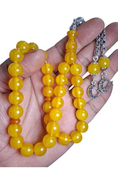 Cekke Tesbih Squeeze Amber 10*11 mm Original Suitable for Daily Use Prayer Beads
