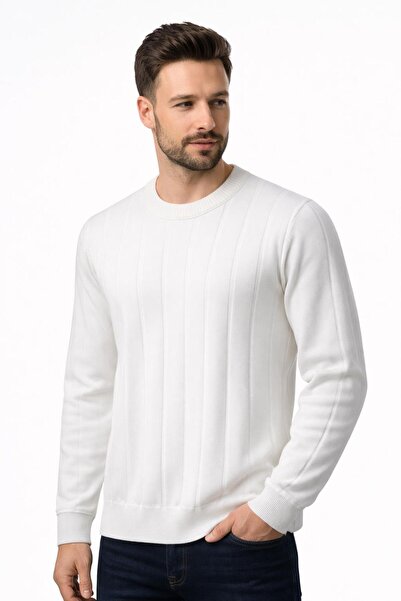 CLASSİCS MEN Slim Fit Crew Neck Long Sleeve Men's Knitwear - 7520