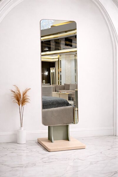 VİVALDİ FURNITURE Arancia Boy Aynası Mint Yeşili Dekoratif Ayna