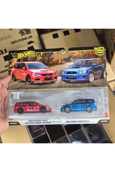HOT WHEELS Premium Mitsubishi Lancer Evo IX Wagon 2005 – Subaru Forester STI ...