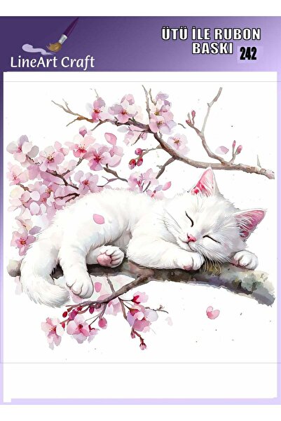 LİNEART Ütü ile Rubon Baskı Transfer No:RB242-30x30cm