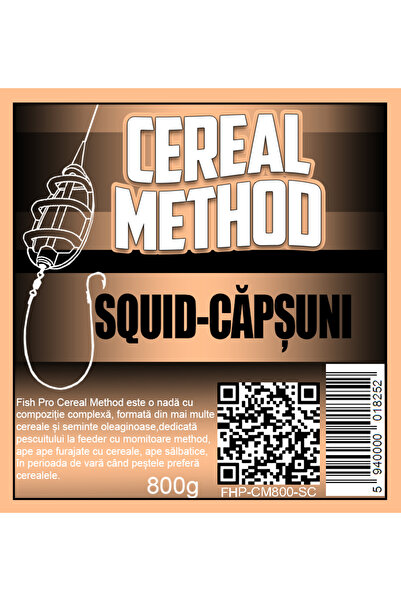 Fish Pro Δόλωμα με καλαμάρι και φράουλα με μέθοδο δημητριακών