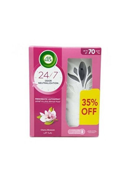 Air Wick معطر جو برائحة الكرز 250 مل + جهاز رش