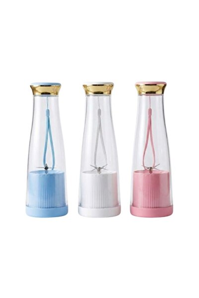 Generic Portable 380ml rechargeable mini blender with 6 blades, cordless, for...