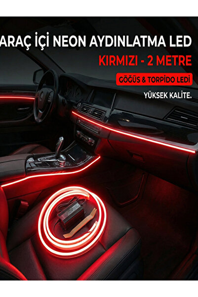 kcr oto Fitilli Torpido & Göğüs Ledi - 2m Ambiyans Aydınlatma