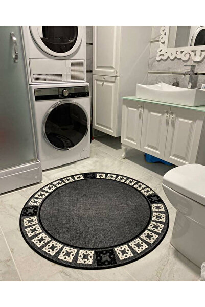 MyDecoRoom مجموعة سجادة حمام مزخرفة مضادة للحساسية وقابلة للغسل في الغسالة وم...