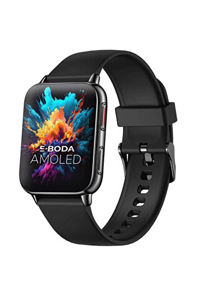 E-BODA Smartwatch SQ - Vega Pro, Android/iOS, negru
