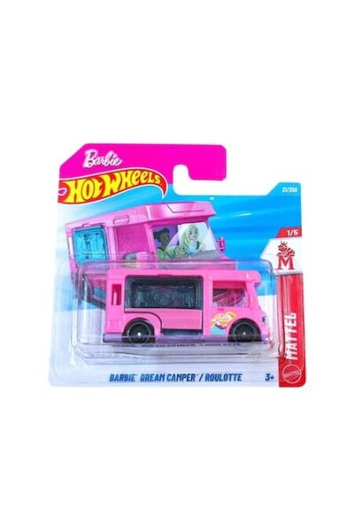 HOT WHEELS Barbie Dream Camper car, pink, scale 1:64 - model 2026
