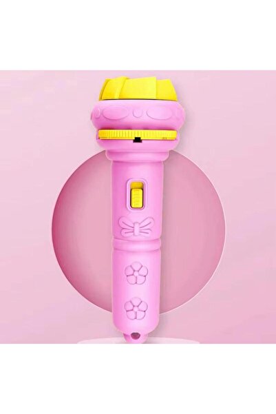 Ayshpek Eğitici Işıklı Slayt Projektör Oyuncak- 24 Farklı Figürlü Lamba-El Fe...